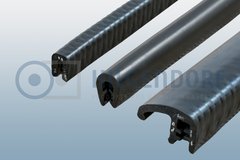 Edge protector, EPDM, with wire carrier