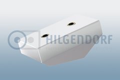 Milled plastic part with metal insert